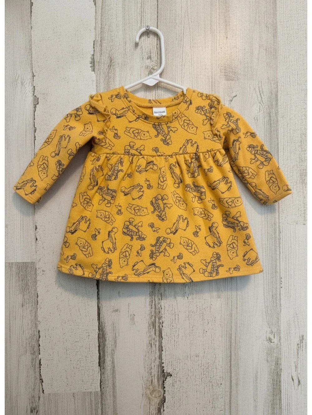 Disney Baby Girl 0-3 Months Winnie the Pooh Yellow Dress